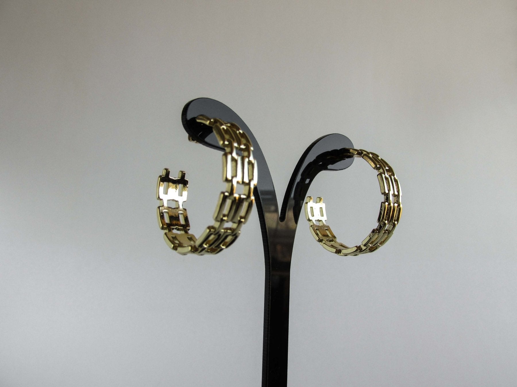 Aros - Argolla Cadena Dorado - JOYAS CARATI