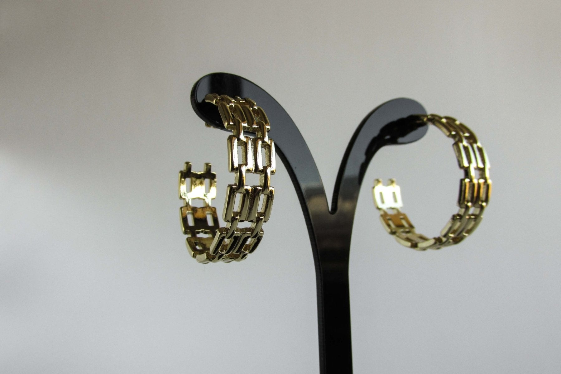 Aros - Argolla Cadena Dorado - JOYAS CARATI