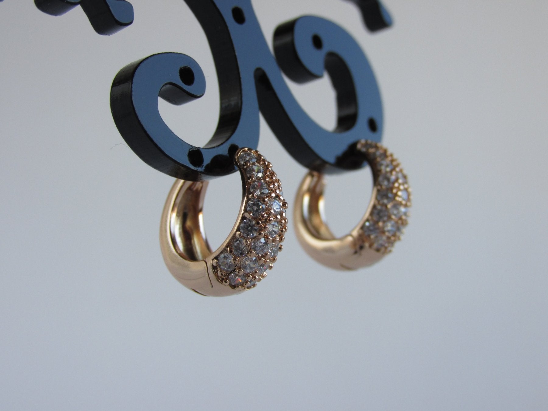Aros - Argolla Chunky Zirconia - JOYAS CARATI
