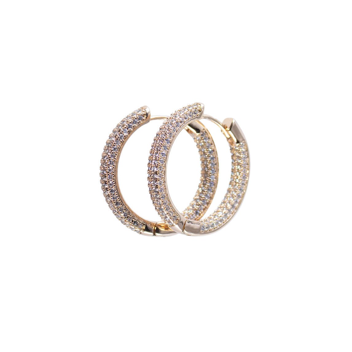 Argolla Completa Zirconia Huggie - JOYAS CARATIArosR3463998