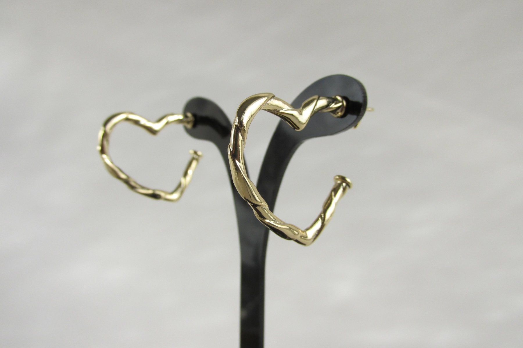 Aros - Argolla Corazón Twisted - JOYAS CARATI