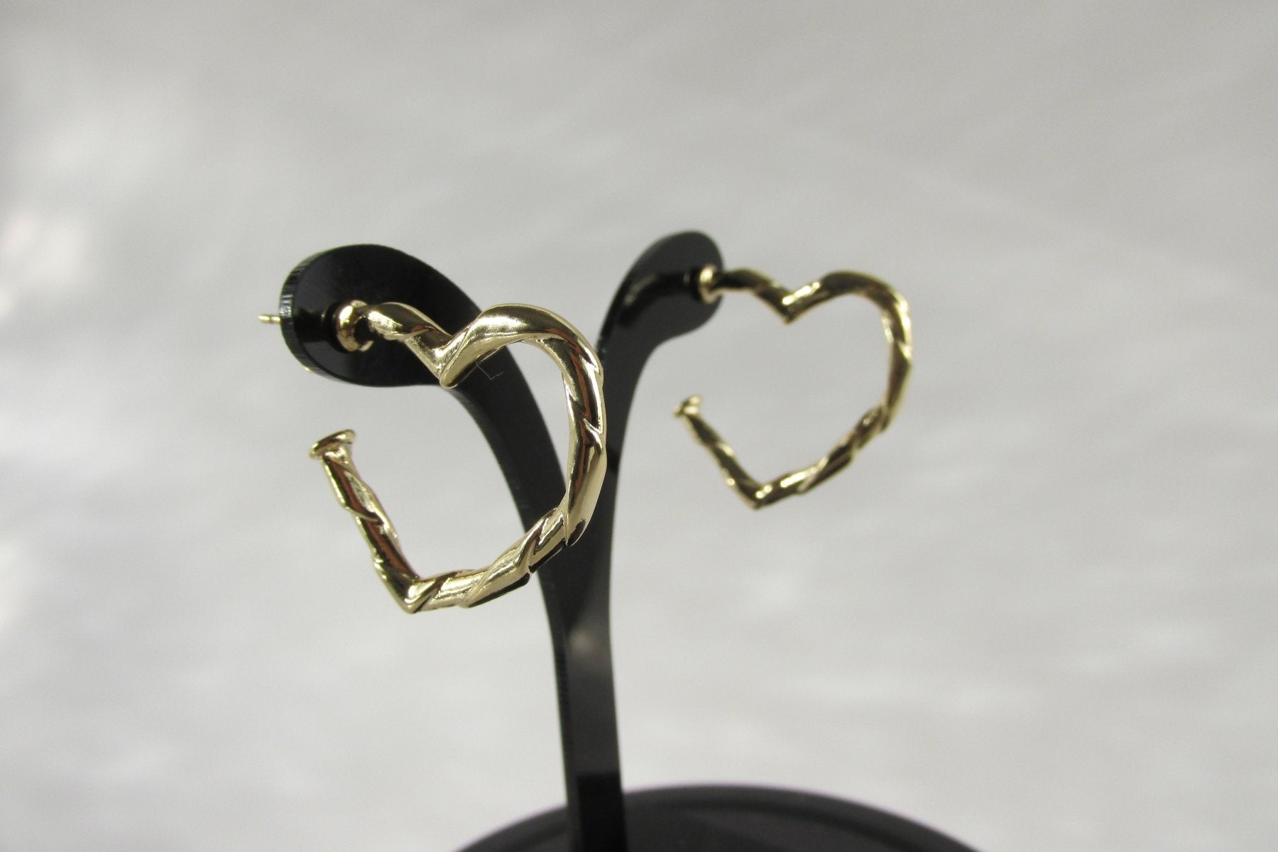 Aros - Argolla Corazón Twisted - JOYAS CARATI