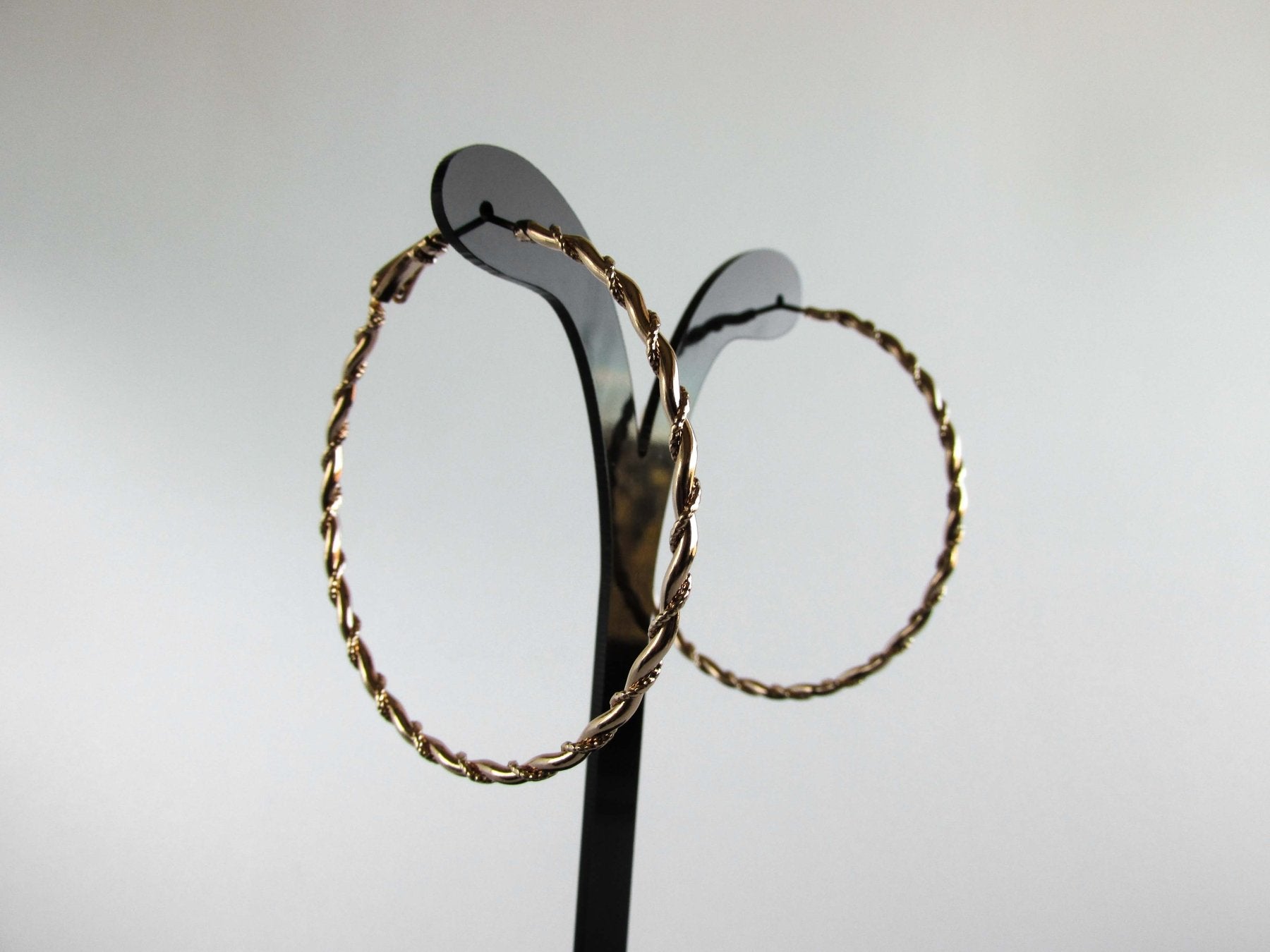 Aros - Argolla Grande Twisted - JOYAS CARATI