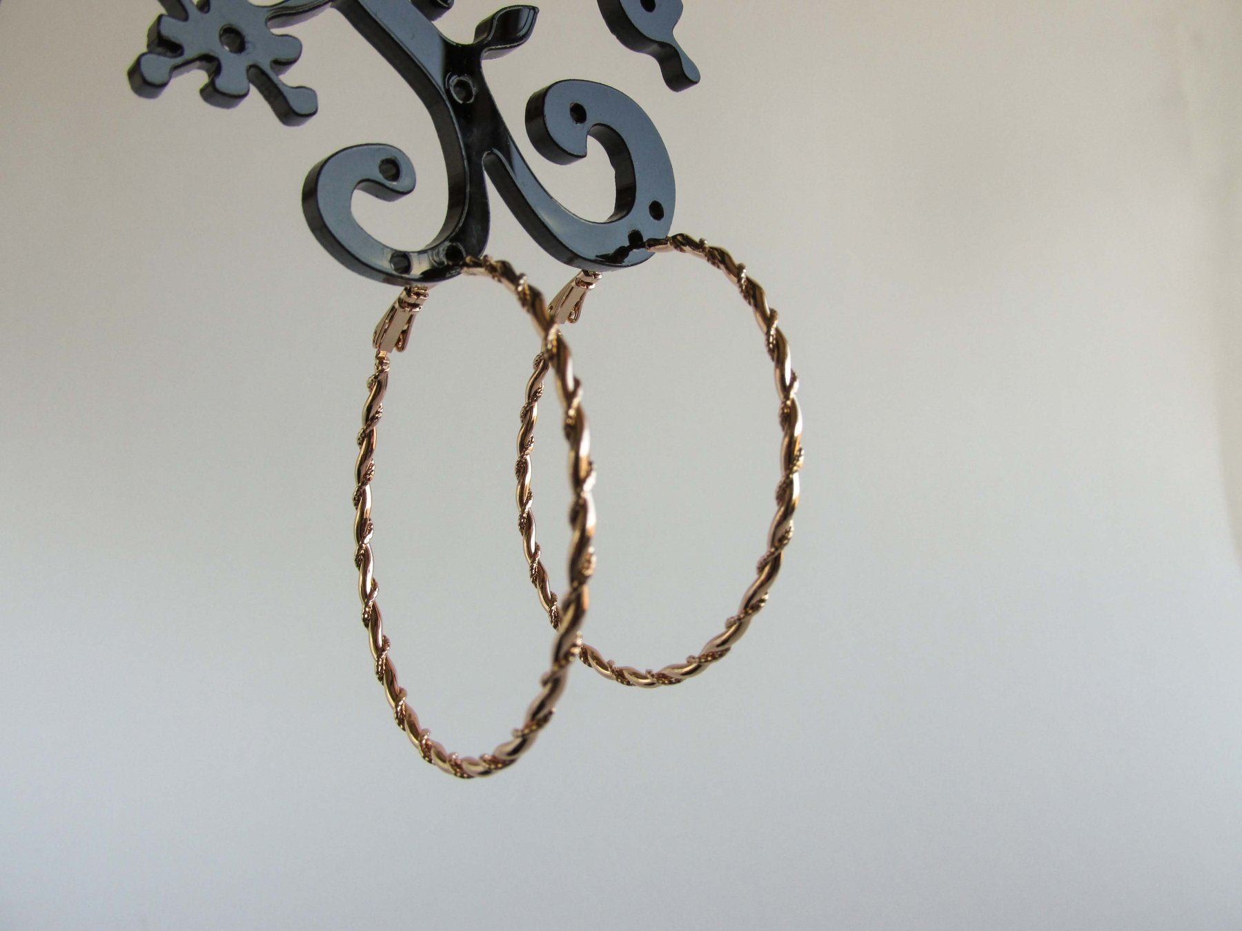 Aros - Argolla Grande Twisted - JOYAS CARATI
