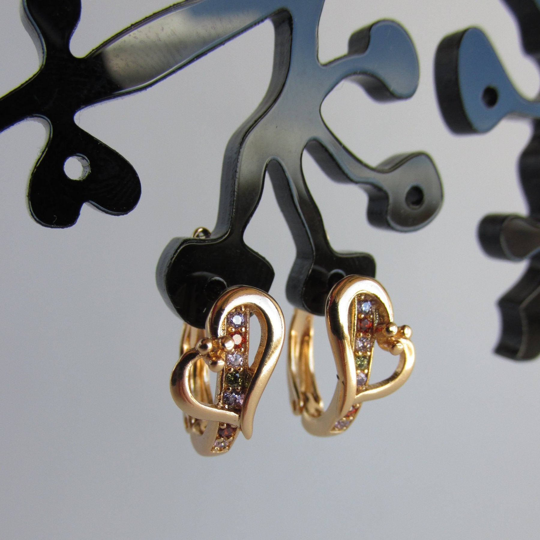 Aros - Argolla Pequeña Corazón - JOYAS CARATI
