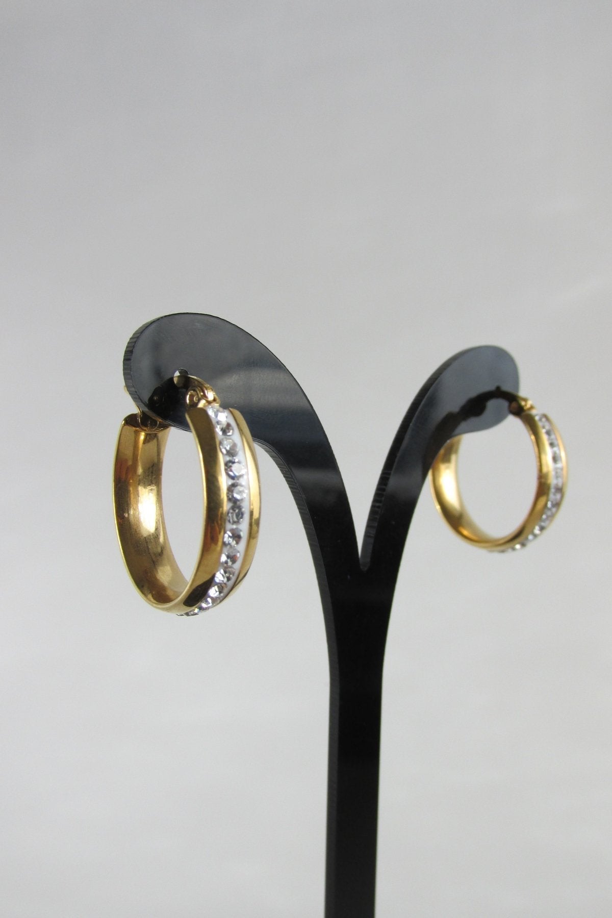 Aros - Argolla Pequeña Zirconia - JOYAS CARATI