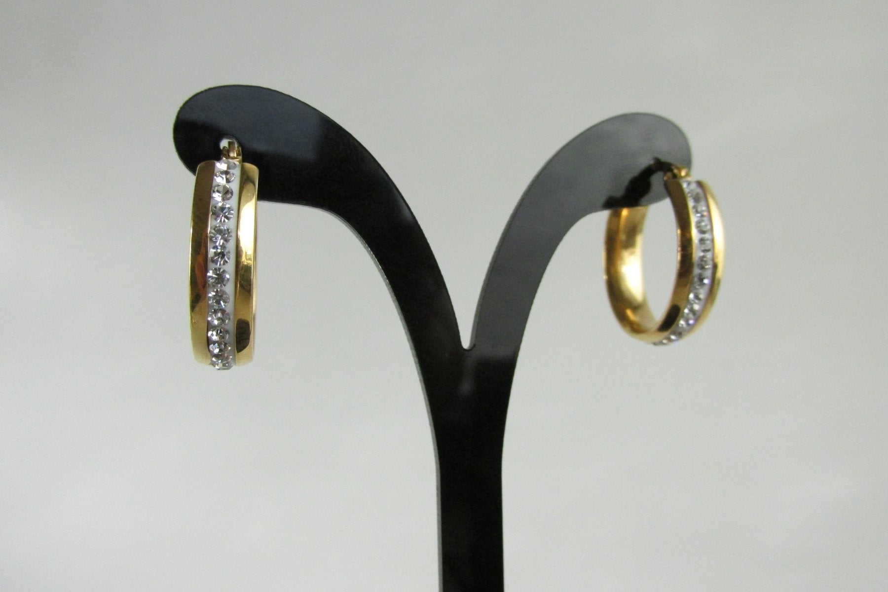 Aros - Argolla Pequeña Zirconia - JOYAS CARATI