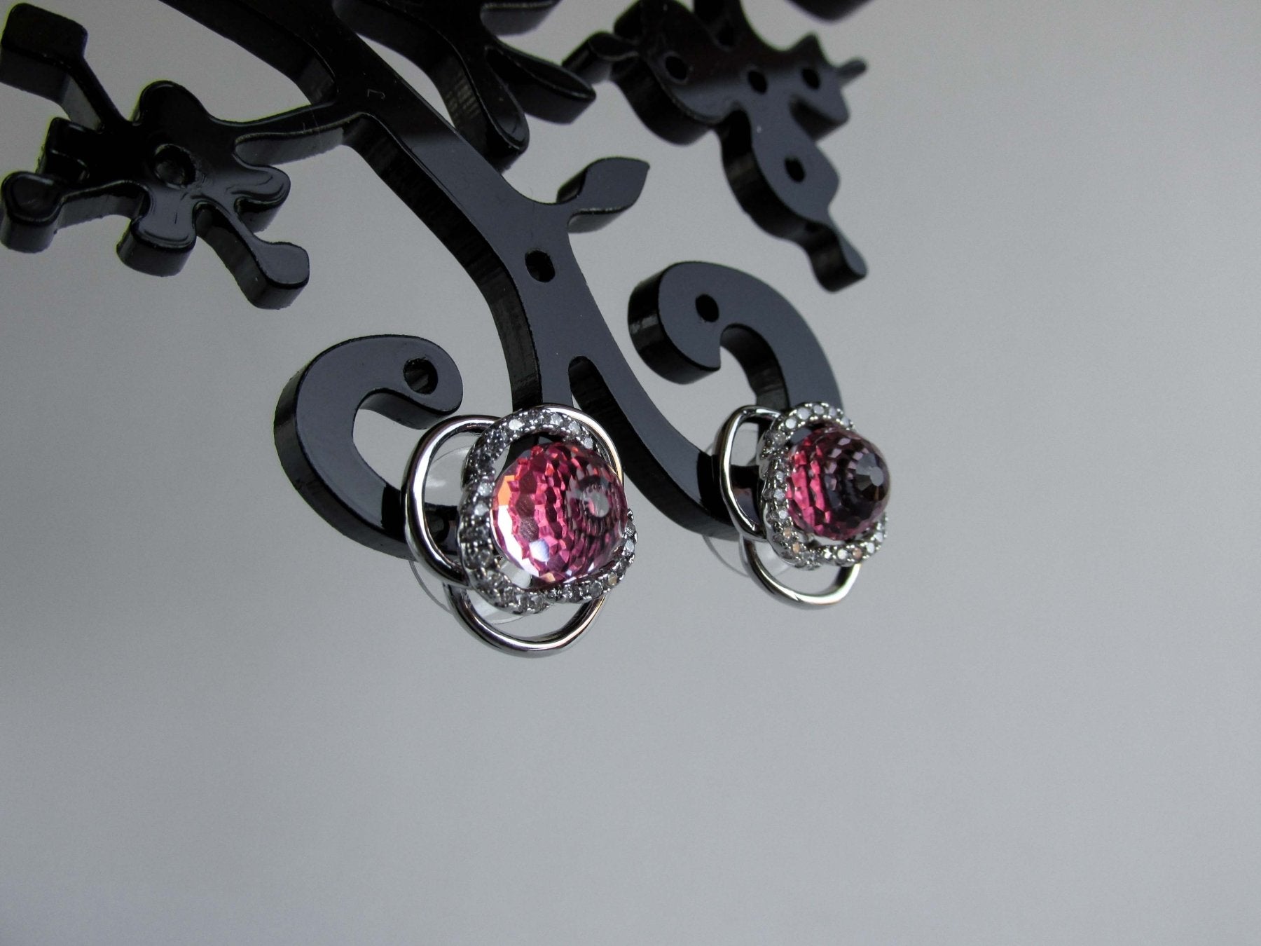 Aros - Aro Flor Rose - JOYAS CARATI