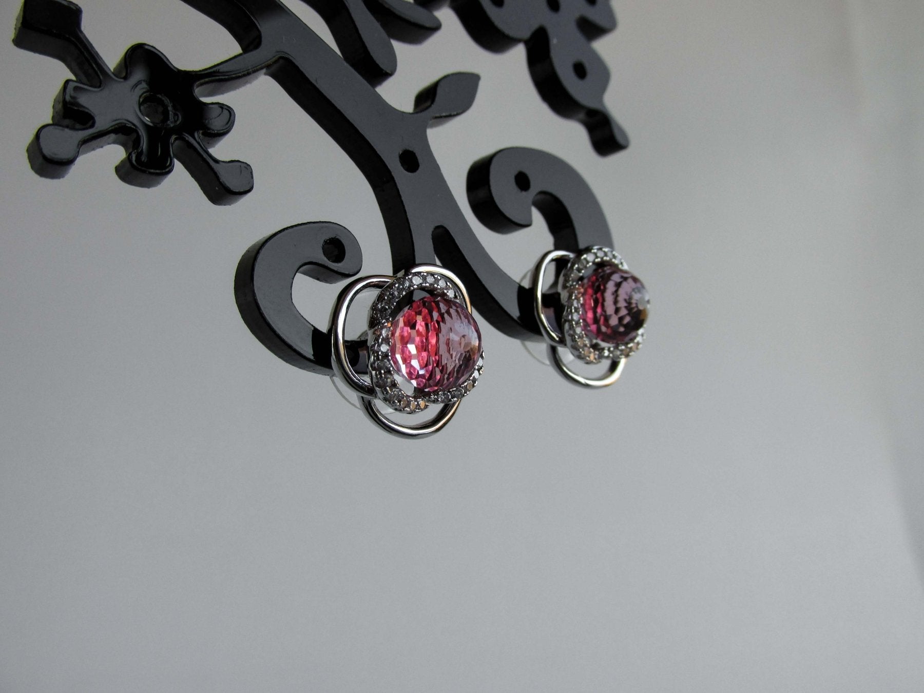 Aros - Aro Flor Rose - JOYAS CARATI
