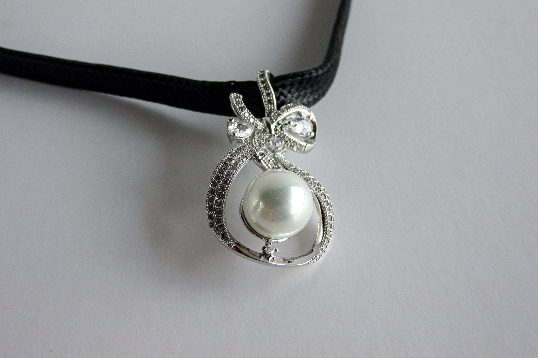 Colgante - Choker Perla Lacada - JOYAS CARATI