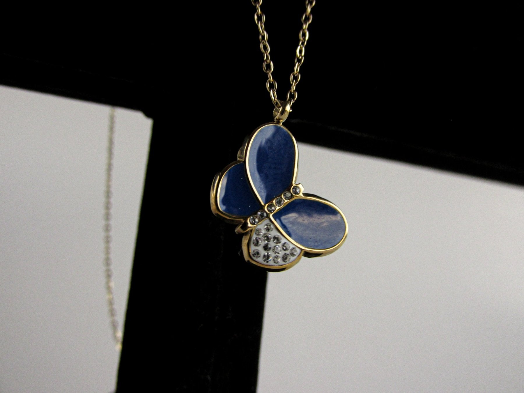 Colgante - Colgante Mariposa Azul - JOYAS CARATI