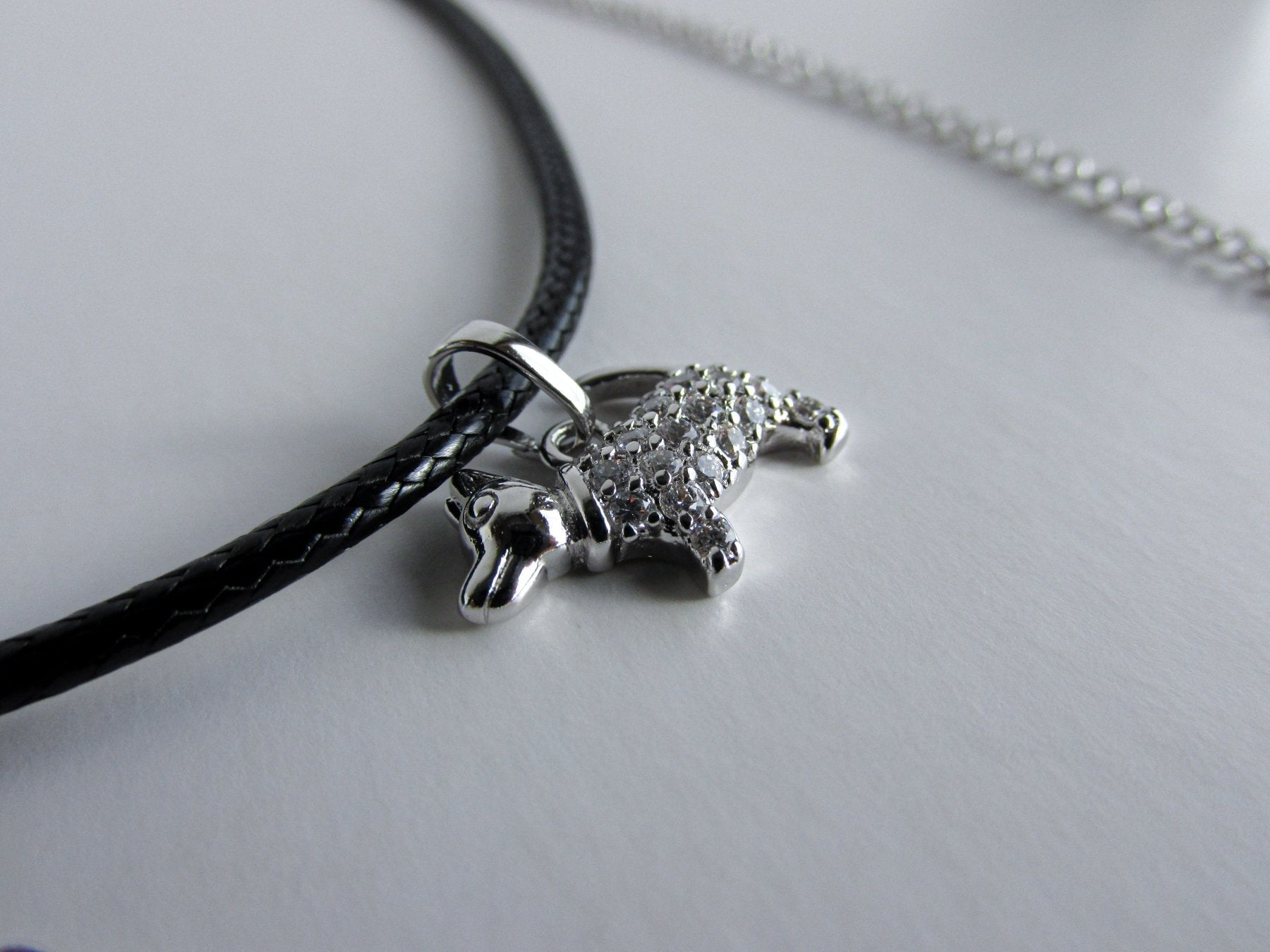 Collar Perrito Zirconia - JOYAS CARATIR877337
