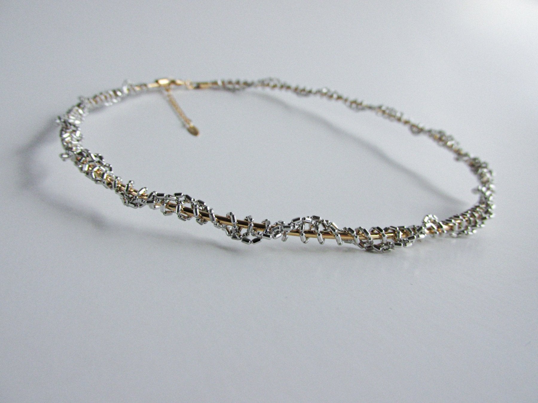 Collar Rígido Doble Metal - JOYAS CARATIColganteBX010520