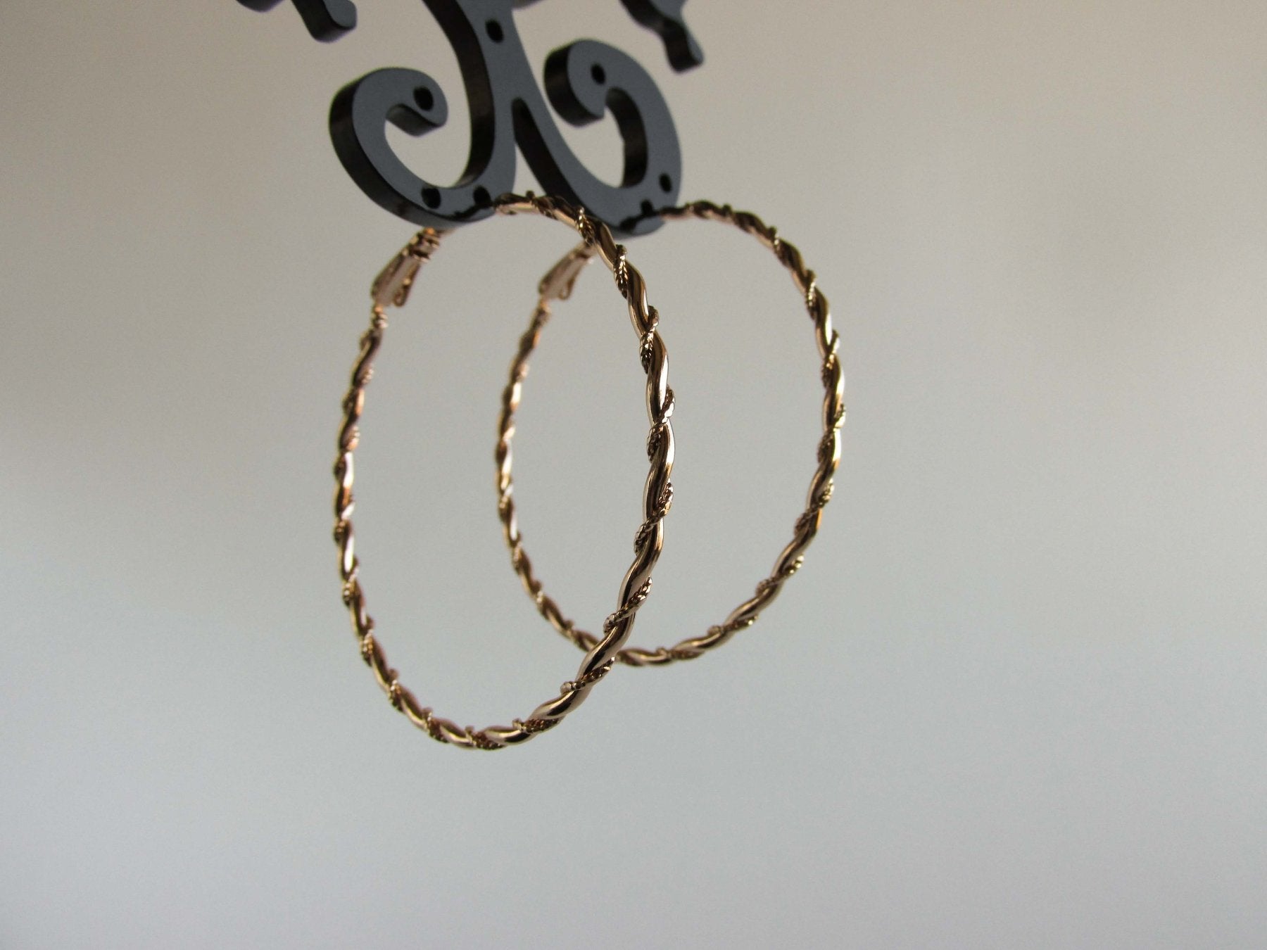Aros - Argolla Grande Twisted - JOYAS CARATI