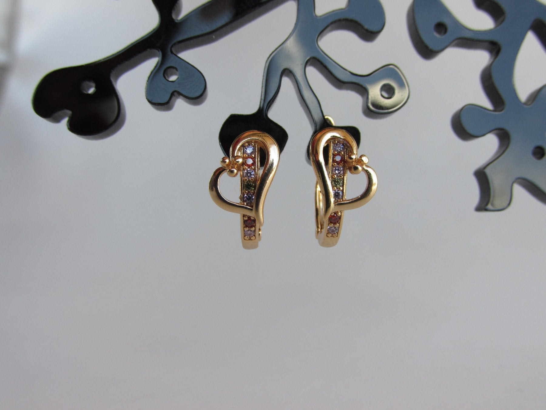 Aros - Argolla Pequeña Corazón - JOYAS CARATI