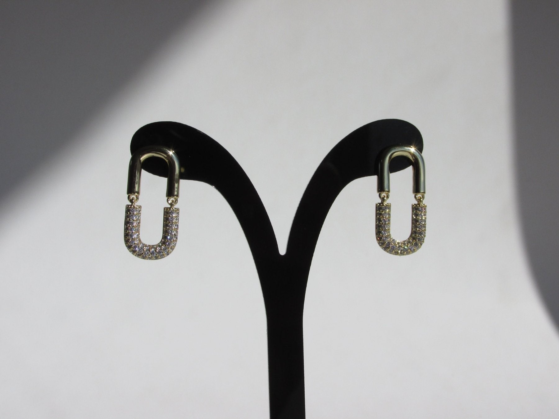 Aros - Aro Colgante Doble - JOYAS CARATI