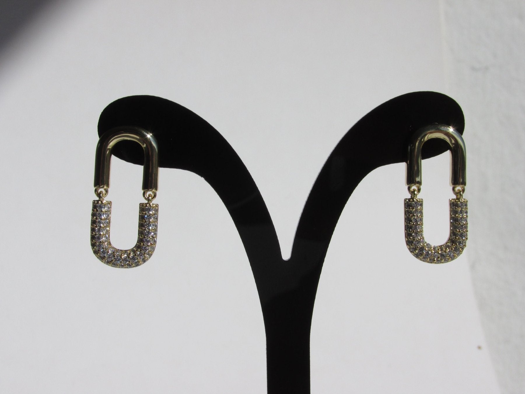 Aros - Aro Colgante Doble - JOYAS CARATI