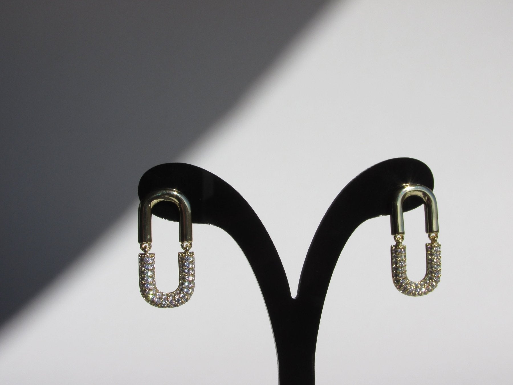 Aros - Aro Colgante Doble - JOYAS CARATI