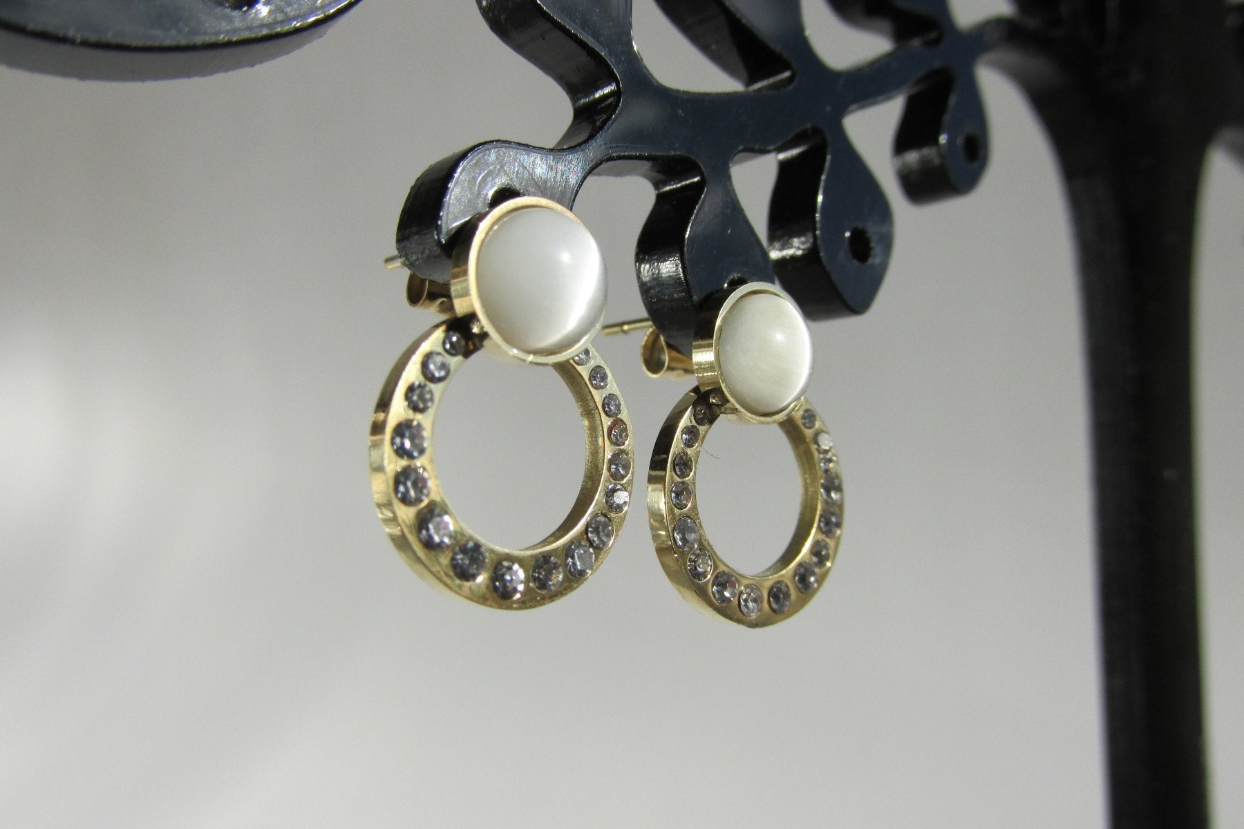 Aros - Aro Colgante Zirconia - JOYAS CARATI