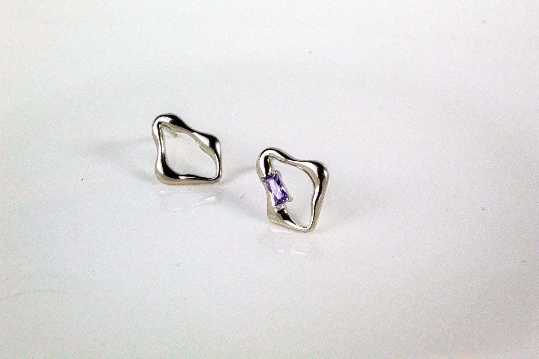 Aros - Aro orgánico violeta - JOYAS CARATI