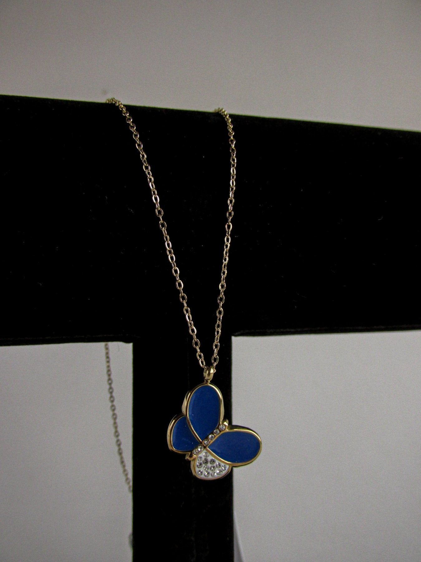 Colgante - Colgante Mariposa Azul - JOYAS CARATI