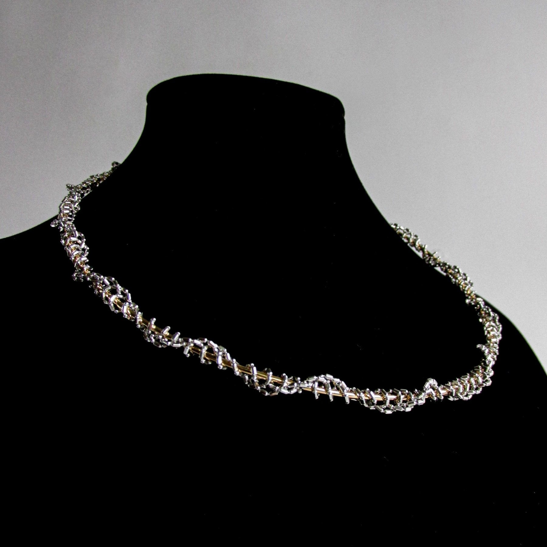 Collar Rígido Doble Metal - JOYAS CARATIColganteBX010520