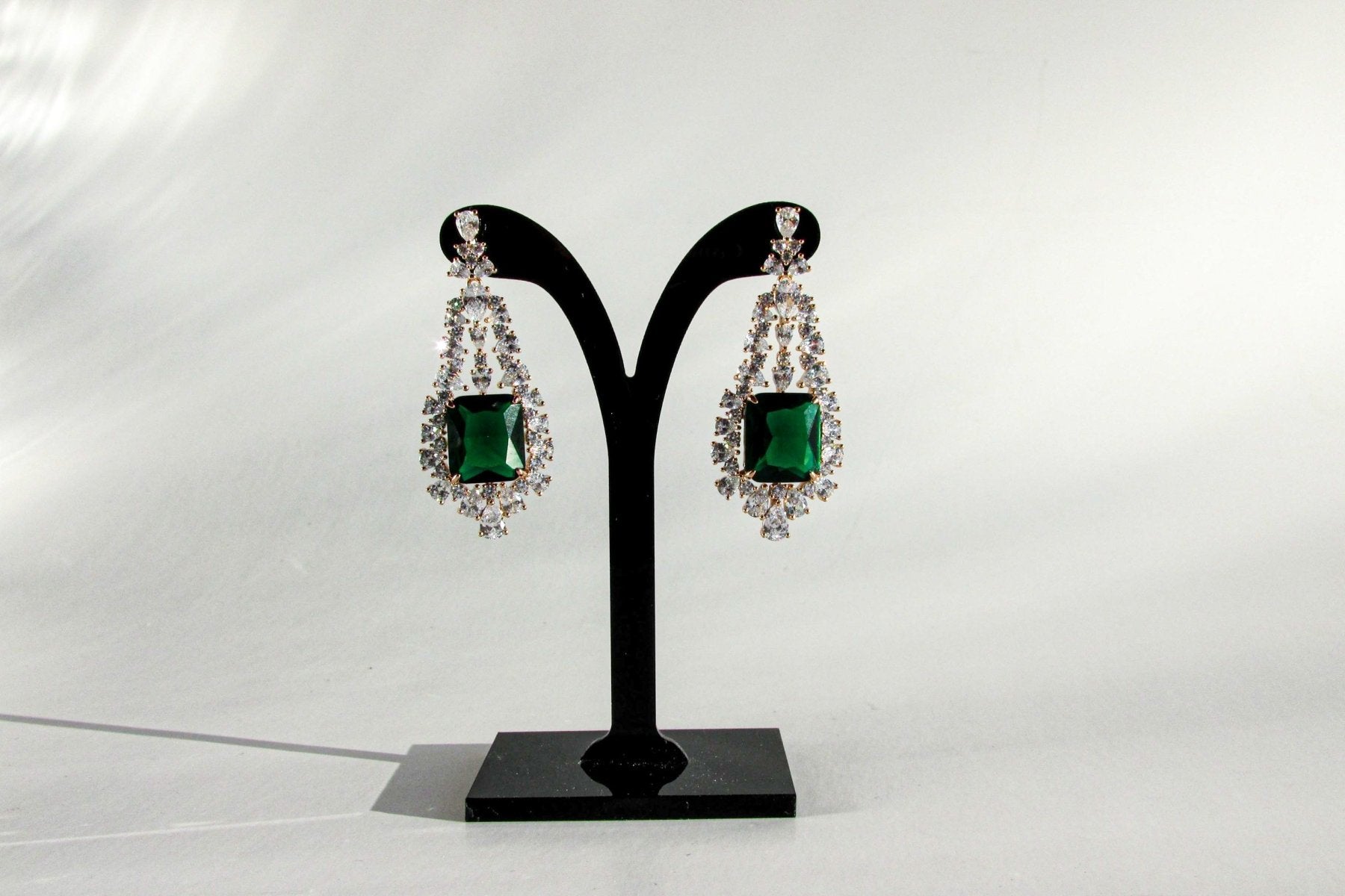 Pendiente Zirconia Esmeralda - JOYAS CARATIArosR5721950